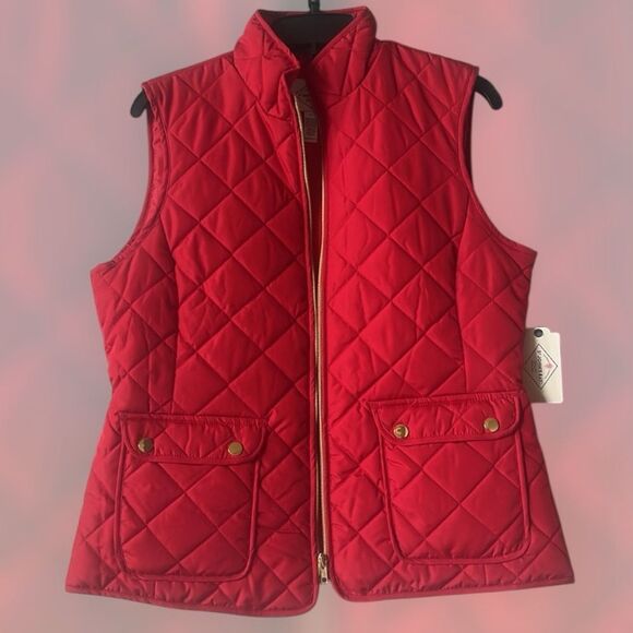 St. John’s Bay Red Quilted Vest! - Picture 1 of 8